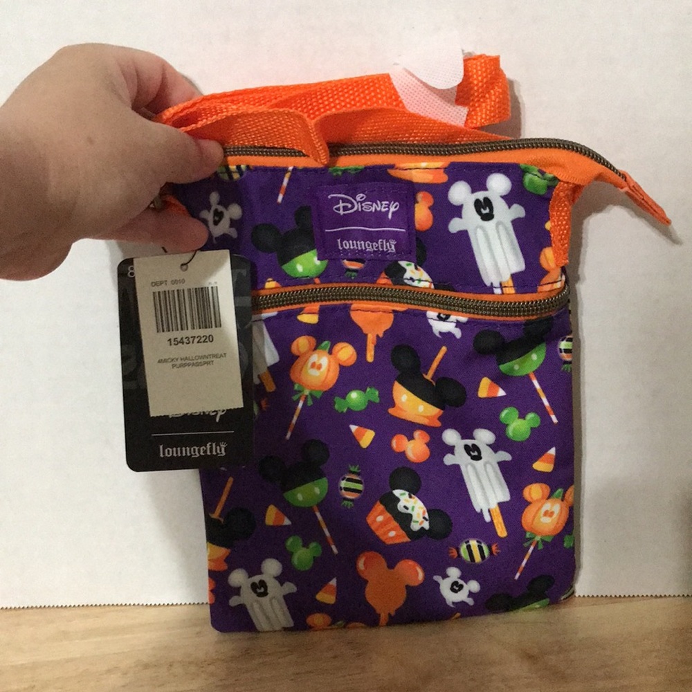 Loungefly Disney Halloween Treats Passport  Bag - Picture 14 of 16
